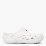 Muckster Lite Liberty Men's Clog MMLCMU01 white clog shoe on a white background
