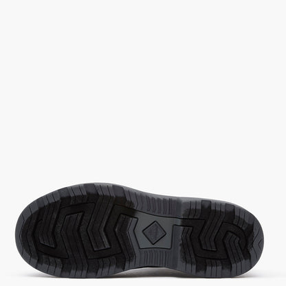 Black sole of a shoe on a white background