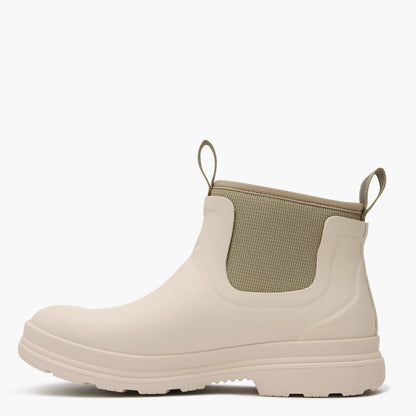 Rainscape Women's Chelsea Waterproof Rubber Boot in Sand MRSCHW80 left profile