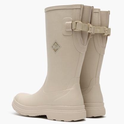 Rainscape Women's 12" Waterproof Rubber Boot in Sand MRS12W80 back profile